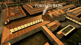 Animation of ancient Roman Fort in Caerleon Wales [upl. by Adiene]