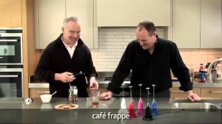 How to make a frappé coffee using an aerolatte milk frother [upl. by Donegan]