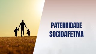 Paternidade socioafetiva [upl. by Scarlett378]