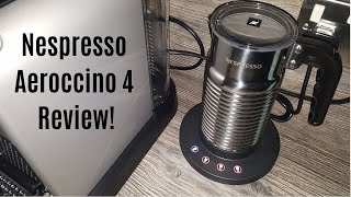 Nespresso Aeroccino 4 Milk Frother Review  Worth upgrading from the Aeroccino 3 [upl. by Balmuth]