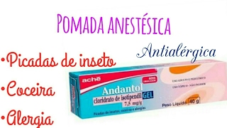 Resenha PomadaAndantol Gel [upl. by Fredela978]