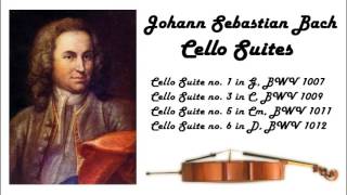 Johann Sebastian Bach  Cello suites in 432 Hz great for reading or studying [upl. by Eerot]