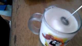 Aerolatte Review Frothing Cold Milk In Under 1 Minute [upl. by Calan]